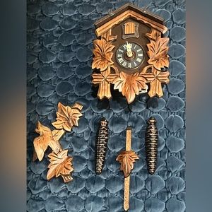 Original Black Forest Cuckoo Clock hand carved. New in Box